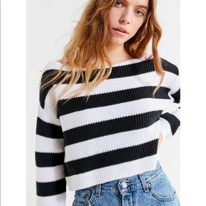 Urban Outfitters cropped stripped sweater